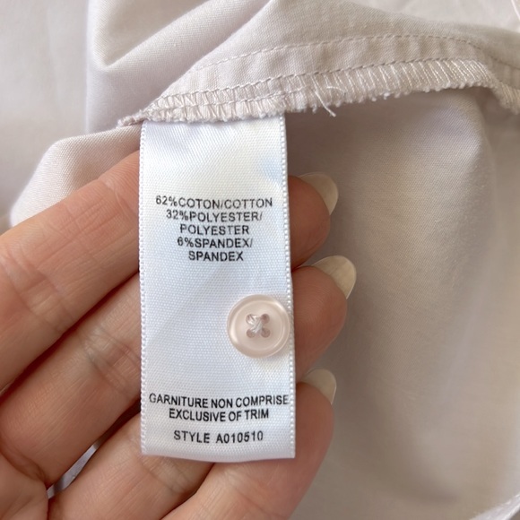 Millennial pink stretch, fitted button down - Sz XS - Picture 7 of 8